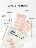 Hey, Crystal Calm - Heyhae - sun sured gel nail stickers