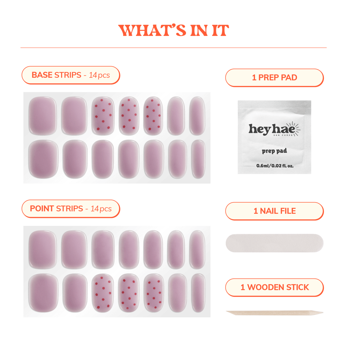 Hey, Cute as a Button - Heyhae - sun sured gel nail stickers