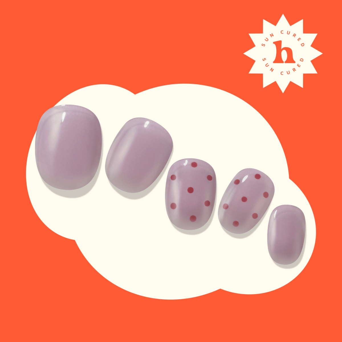 Hey, Cute as a Button - Heyhae - sun sured gel nail stickers