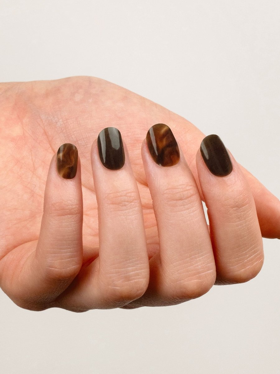 Hey, Dark But Sweet - Heyhae - sun sured gel nail stickers