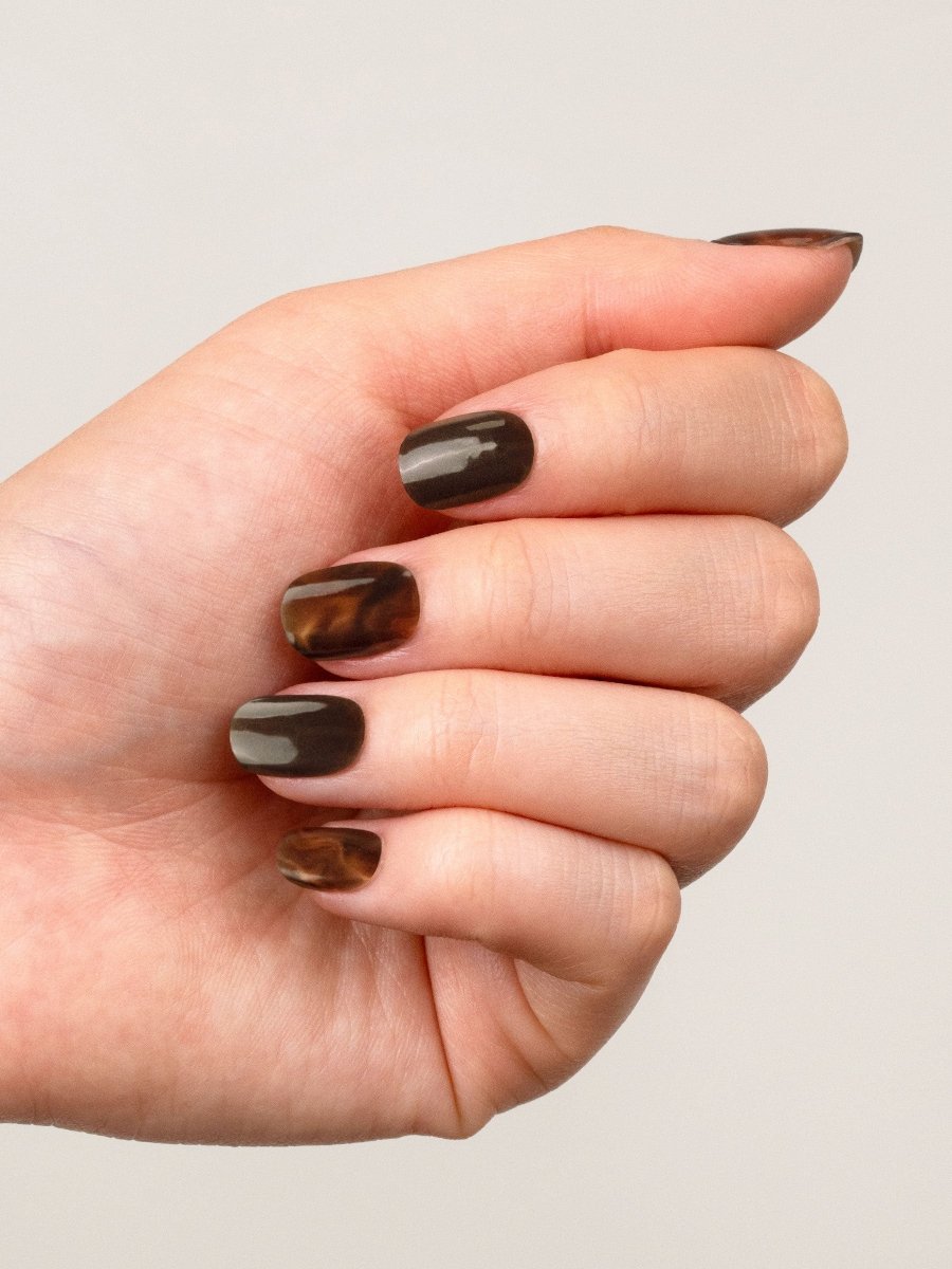 Hey, Dark But Sweet - Heyhae - sun sured gel nail stickers