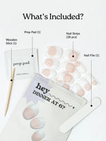 Hey, Dinner at 6? - Heyhae - sun sured gel nail stickers