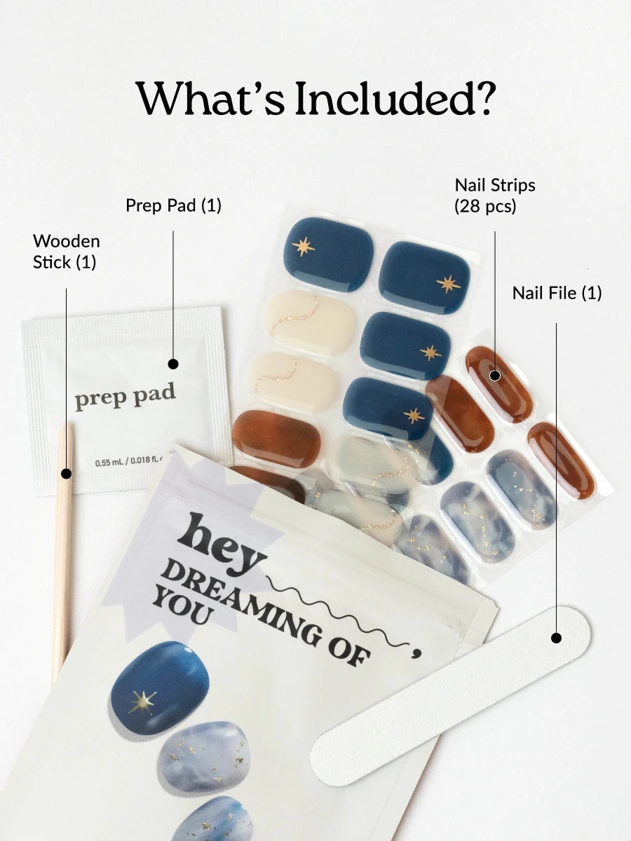 Hey, Dreaming of You - Heyhae - sun sured gel nail stickers