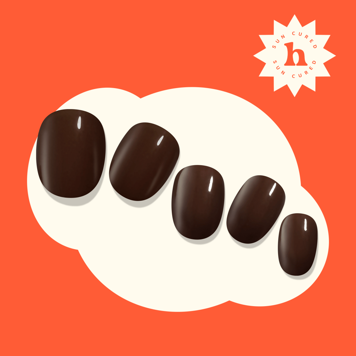 Hey, Espresso Yourself - Heyhae - sun sured gel nail stickers