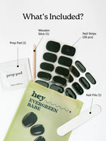 Hey, Evergreen Babe - Heyhae - sun sured gel nail stickers