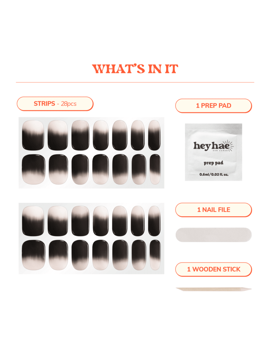 Hey, Flash On Please - Heyhae - sun sured gel nail stickers