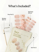 Hey, Golden Goddess - Heyhae - sun sured gel nail stickers