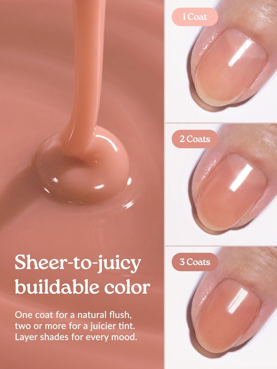 Hey, Golden Sand Nail Gloss - Heyhae - sun sured gel nail stickers