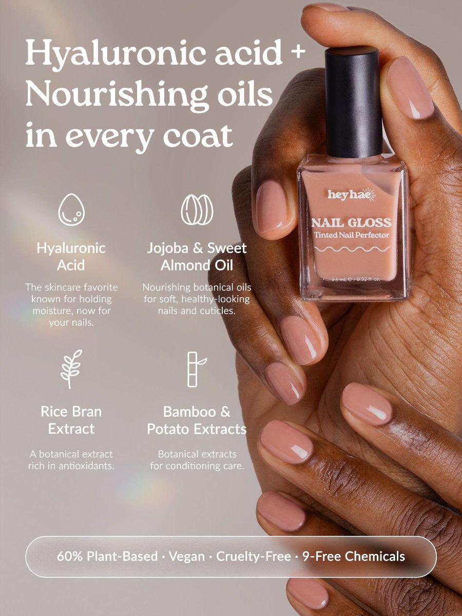 Hey, Golden Sand Nail Gloss - Heyhae - sun sured gel nail stickers