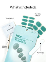 Hey, Heart by the Ocean - Heyhae - sun sured gel nail stickers