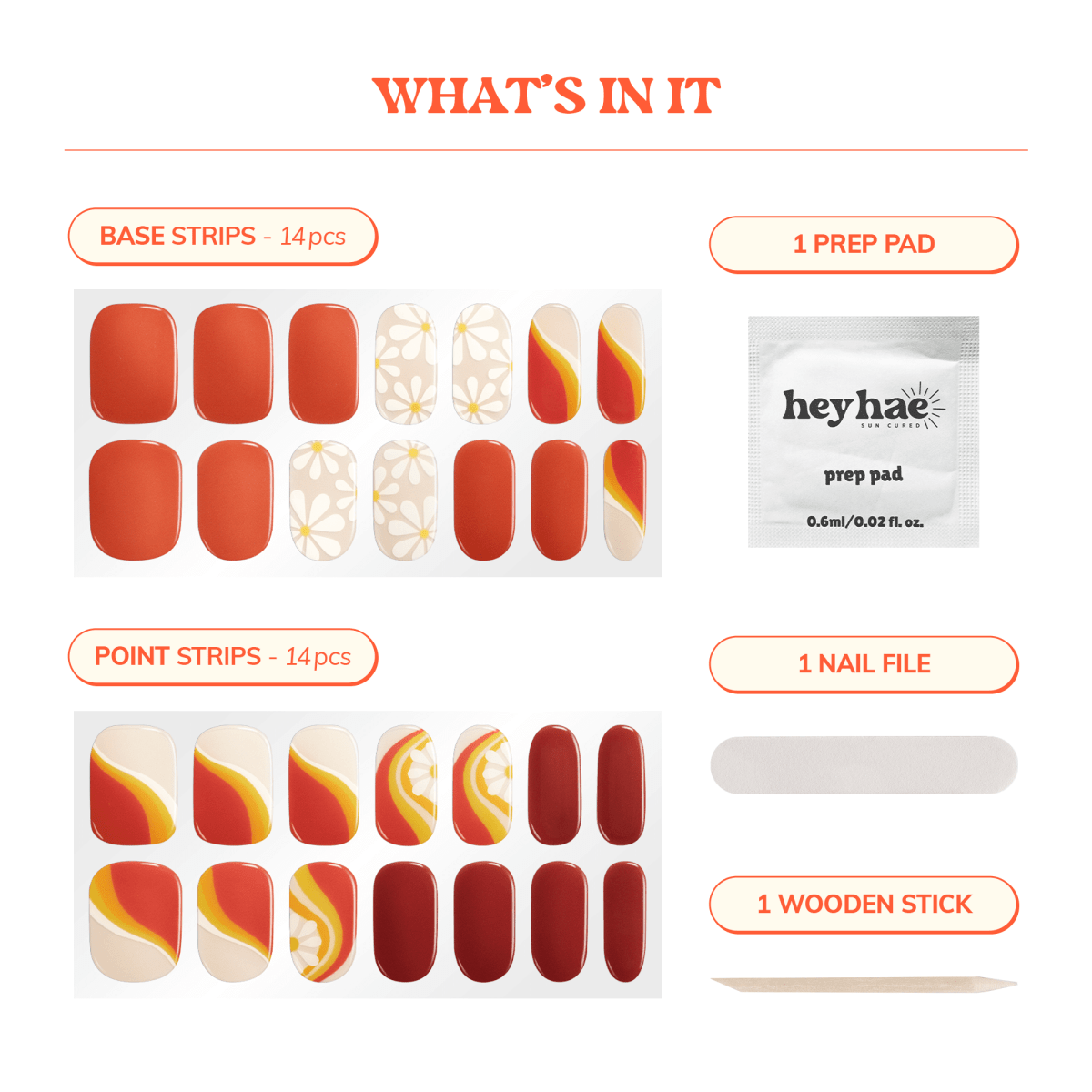 Hey, Here Comes The Sun - Heyhae - sun sured gel nail stickers