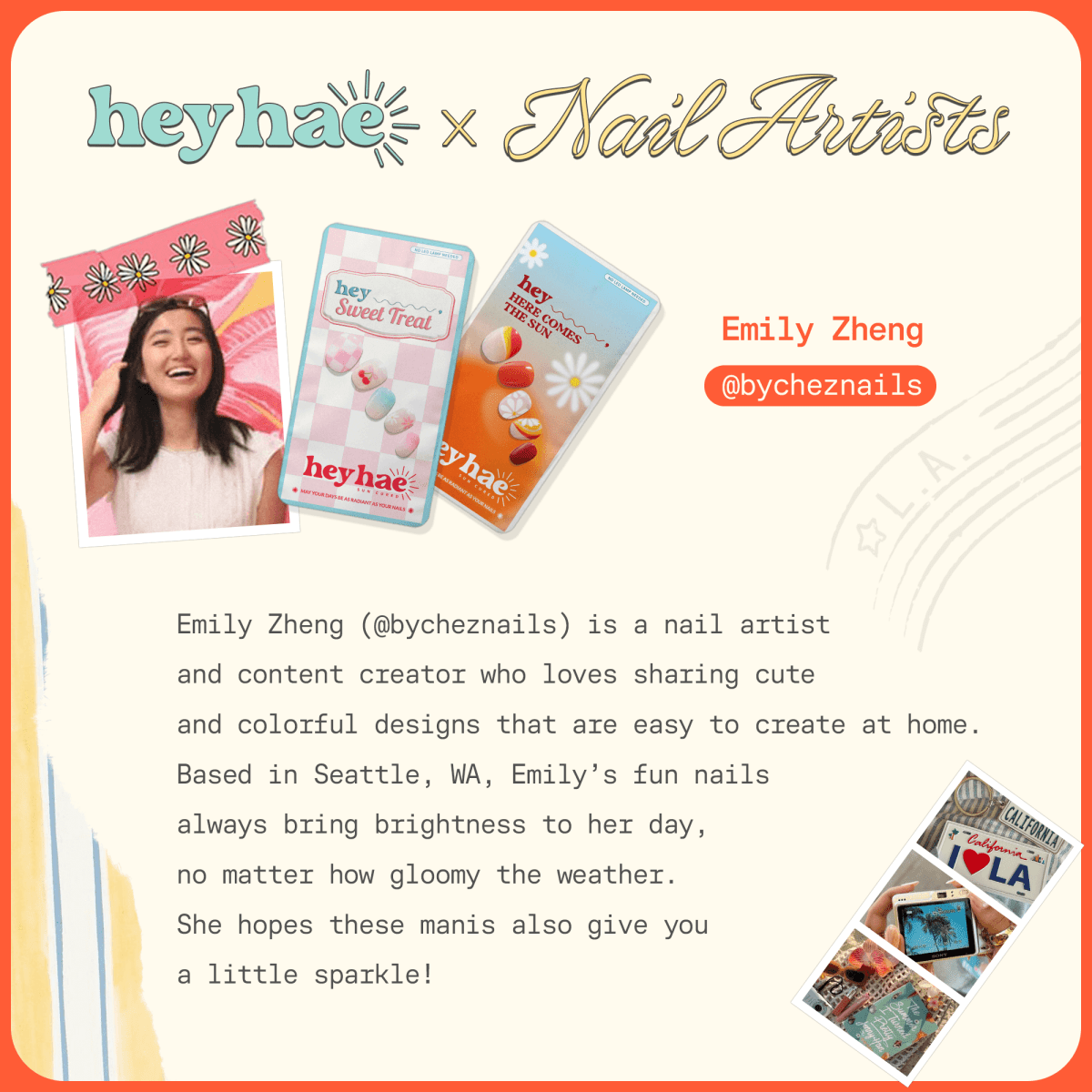 Hey, Here Comes The Sun - Heyhae - sun sured gel nail stickers