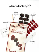 Hey, Holiday Prep - Heyhae - sun sured gel nail stickers