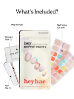 Hey, Hoppin’ Pretty - Heyhae - sun sured gel nail stickers