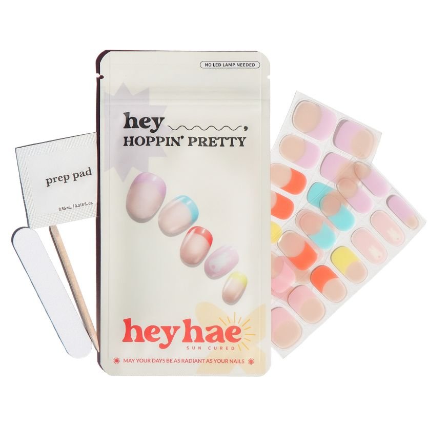 Hey, Hoppin’ Pretty - Heyhae - sun sured gel nail stickers
