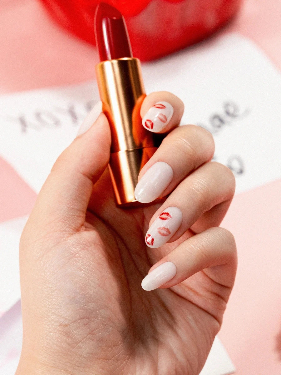 Hey, Hugs & Kisses - Heyhae - sun sured gel nail stickers