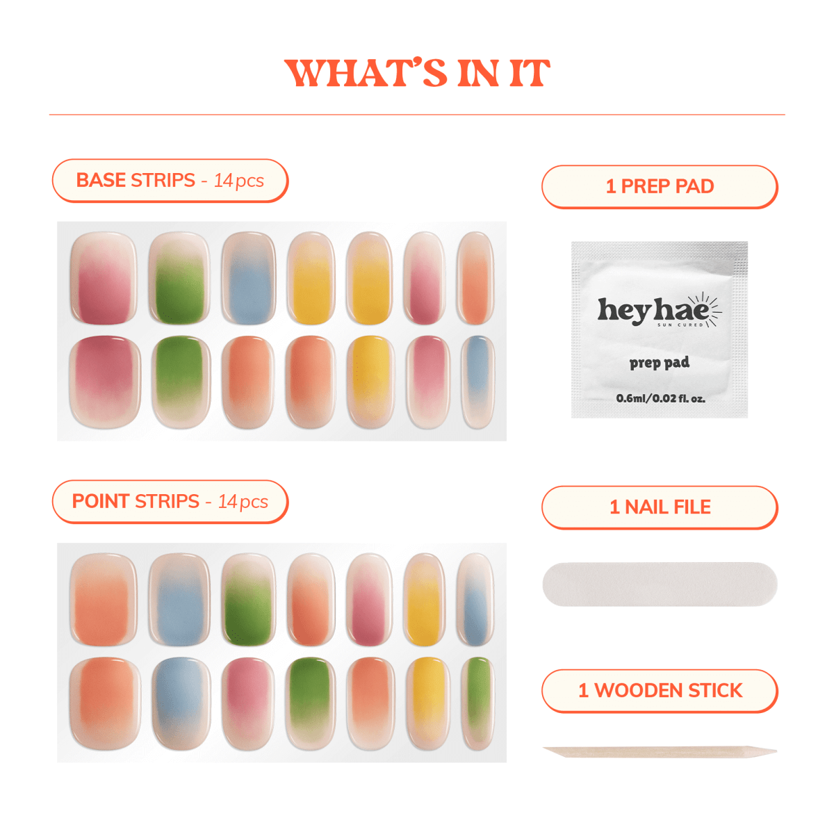 Hey, I Fancy You - Heyhae - sun sured gel nail stickers