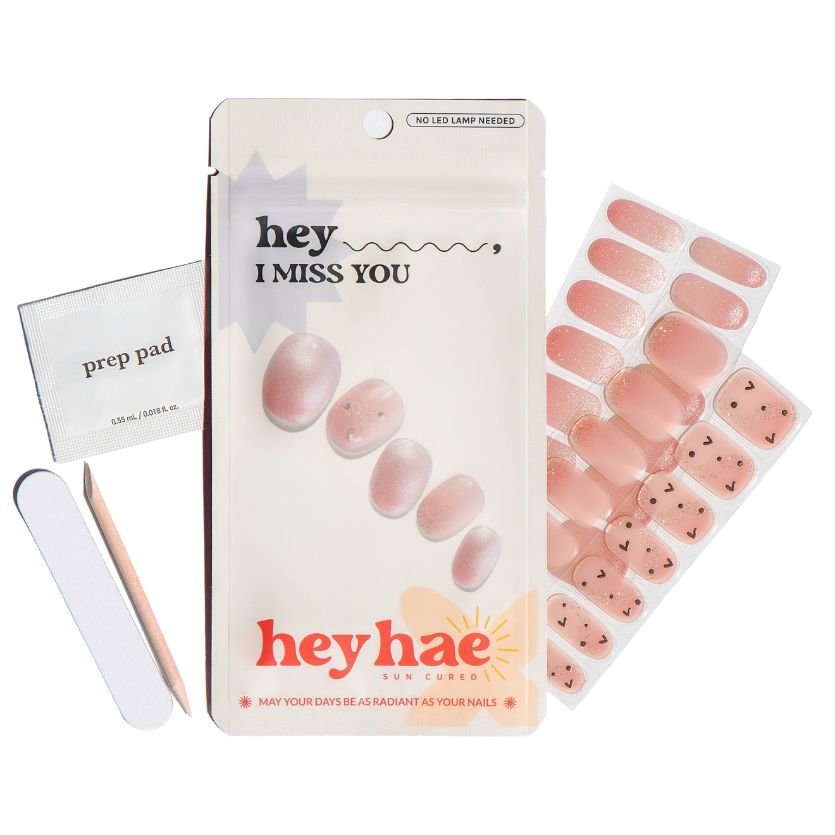 Hey, I Miss You - Heyhae - sun sured gel nail stickers