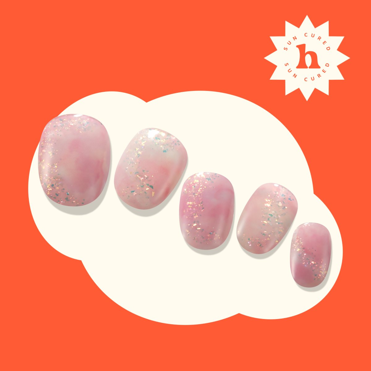 Hey, I Pink It's Love - Heyhae - sun sured gel nail stickers