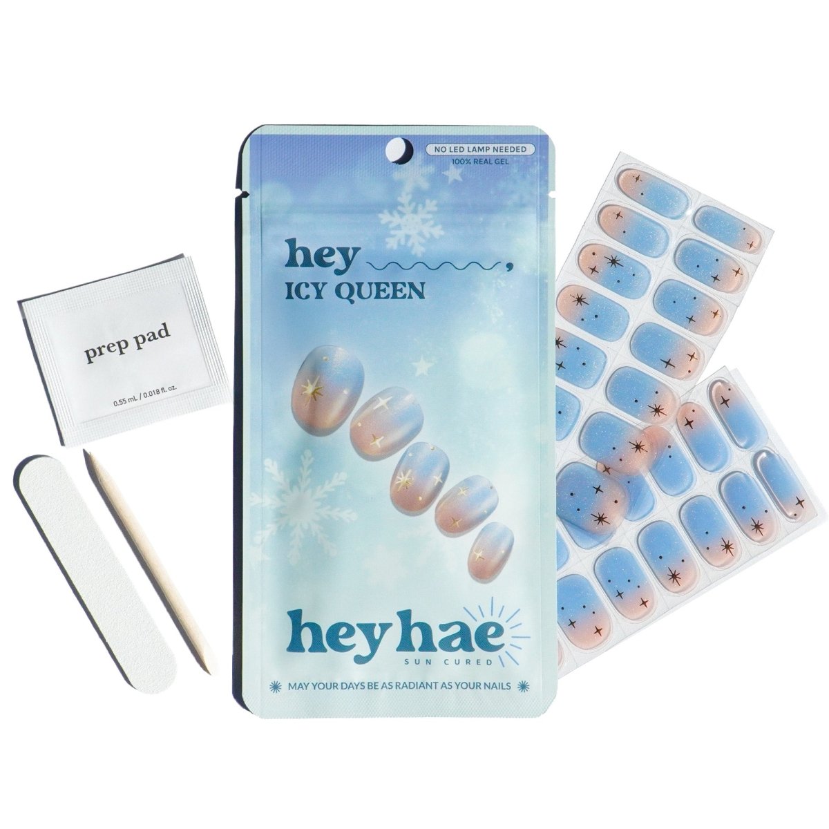 Hey, Icy Queen - Heyhae - sun sured gel nail stickers