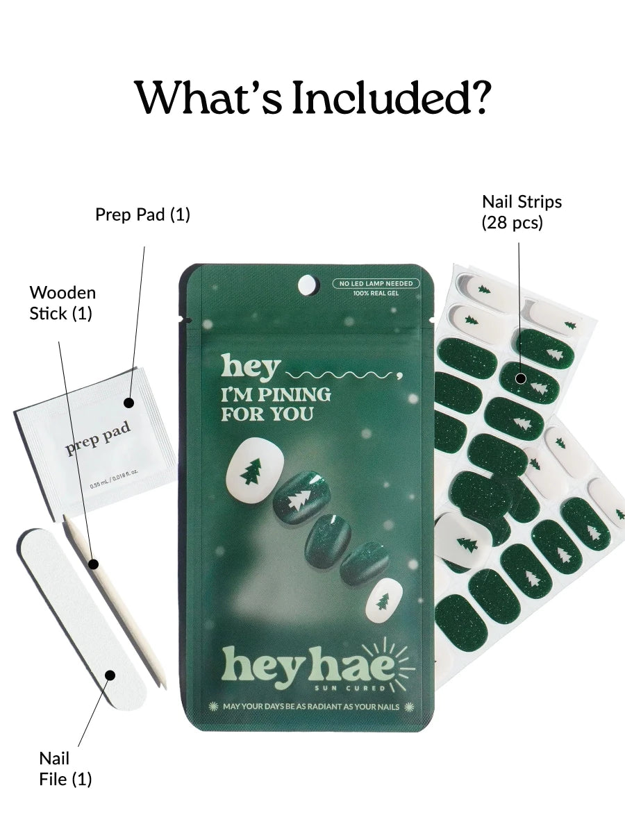 Hey, I’m Pining For You - Heyhae - sun sured gel nail stickers