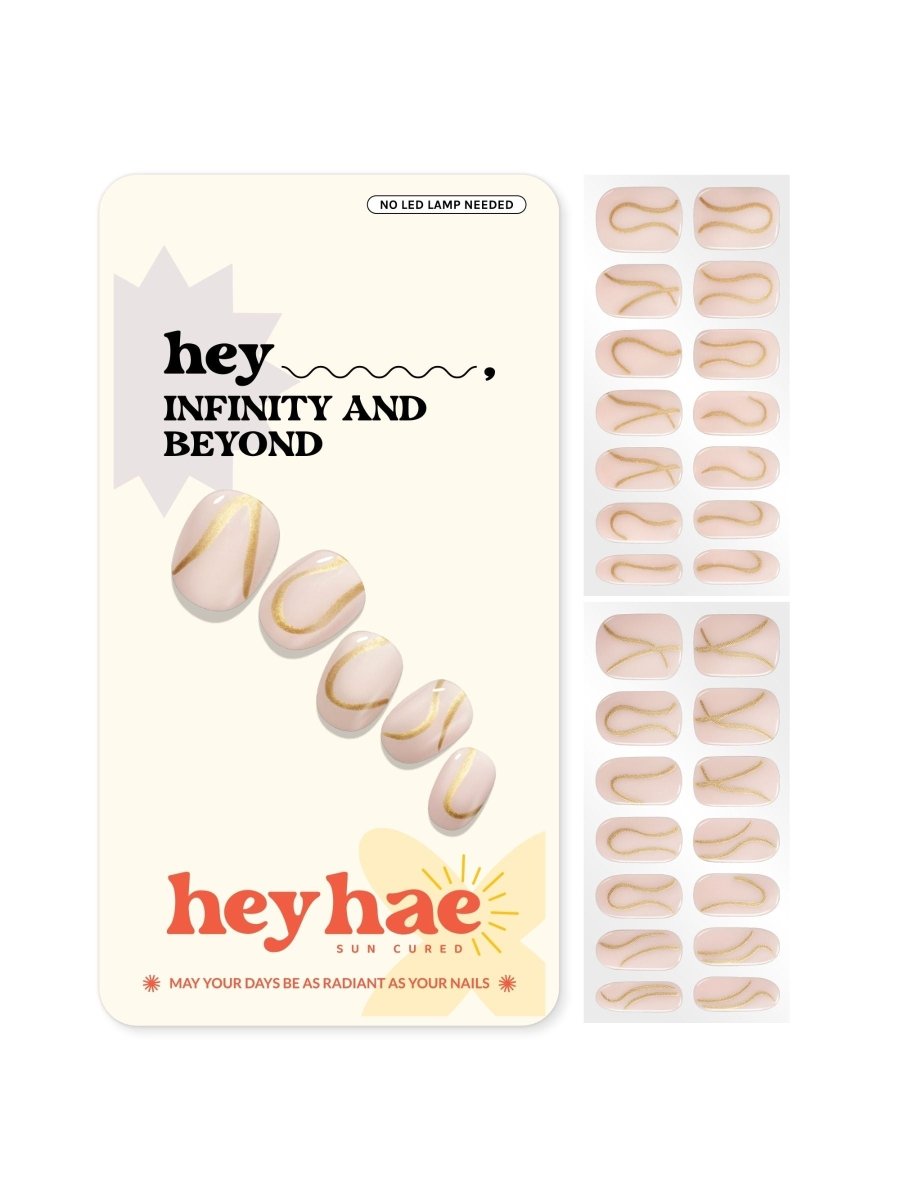 Hey, Infinity and Beyond - Heyhae - sun sured gel nail stickers