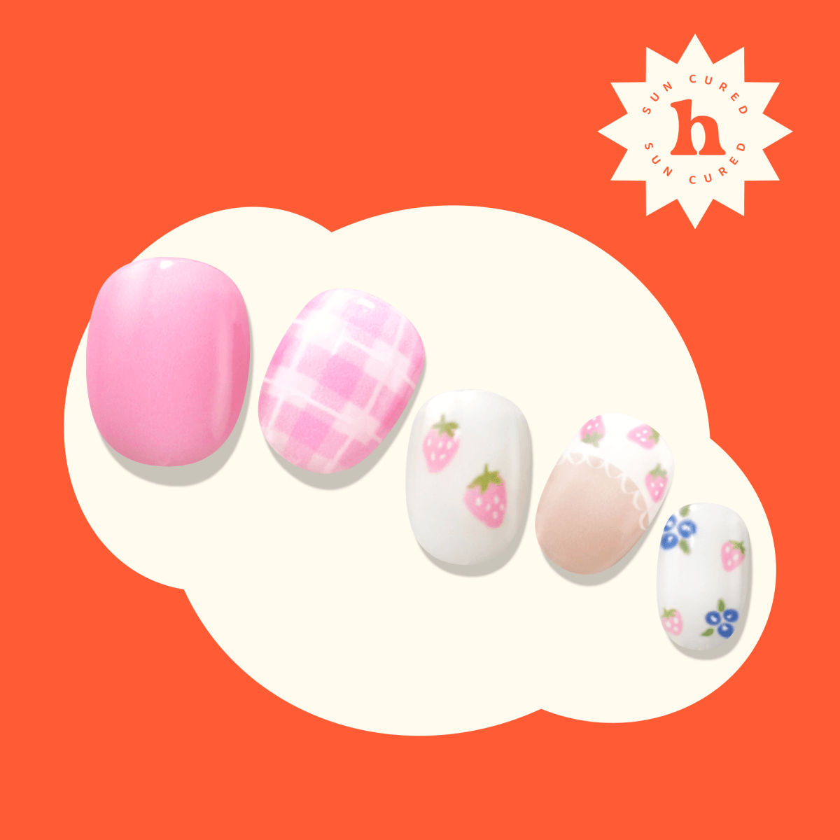 Hey, It's Berrylicious - Heyhae - sun sured gel nail stickers