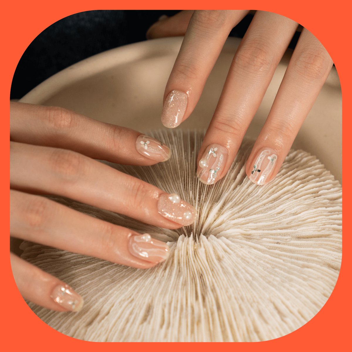 Hey, It's Enchanted Glow - Heyhae - sun sured gel nail stickers