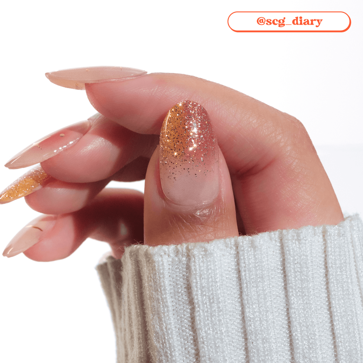 Hey, It's Golden Hour - Heyhae - sun sured gel nail stickers