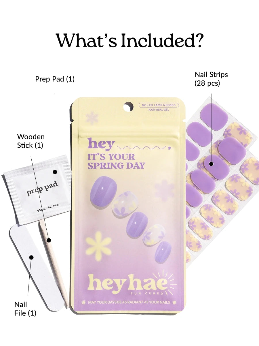 Hey, It's Your Spring Day - Heyhae - sun sured gel nail stickers