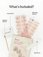 Hey, Let Love Bloom - Heyhae - sun sured gel nail stickers