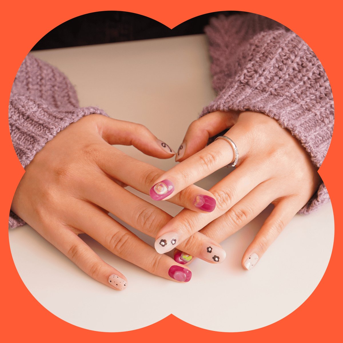 Hey, Let's Be Friends - Heyhae - sun sured gel nail stickers