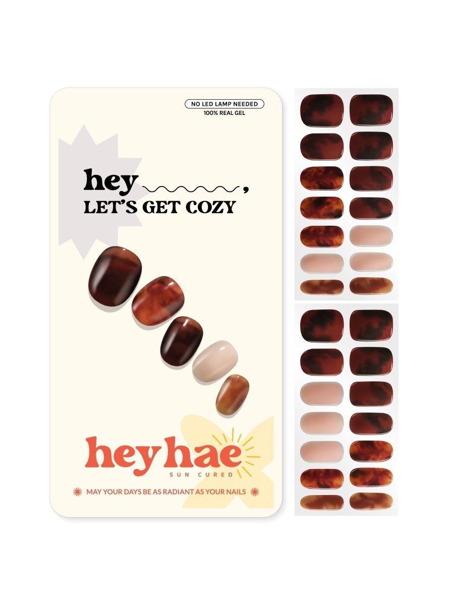 Hey, Let’s Get Cozy - Heyhae - sun sured gel nail stickers