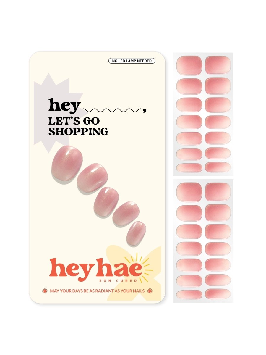 Hey, Let's Go Shopping - Heyhae - sun sured gel nail stickers