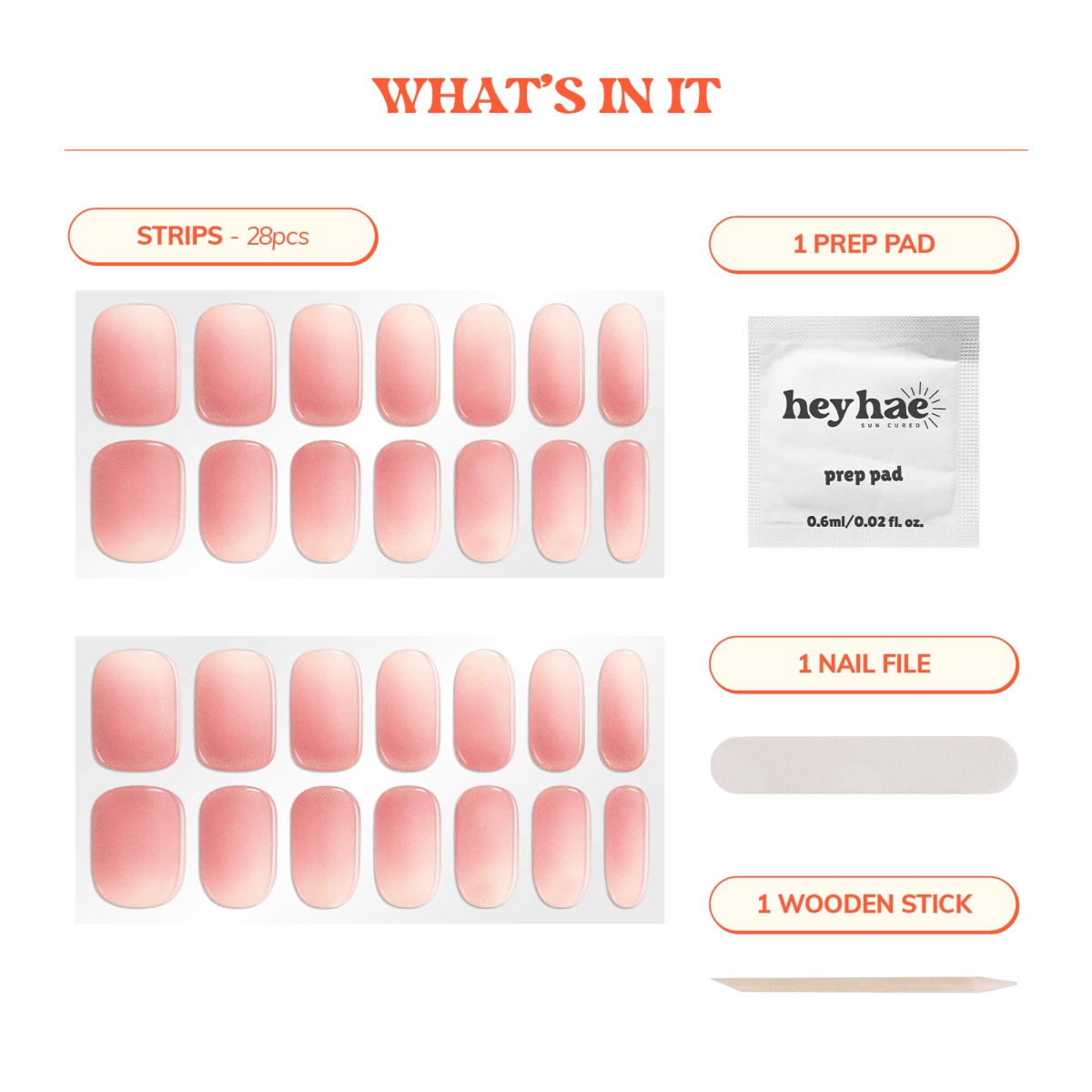 Hey, Let's Go Shopping - Heyhae - sun sured gel nail stickers