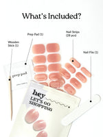 Hey, Let's Go Shopping - Heyhae - sun sured gel nail stickers
