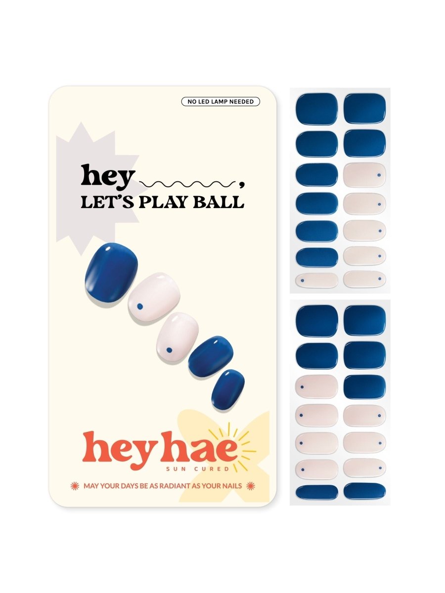 Hey, Let's Play Ball - Heyhae - sun sured gel nail stickers