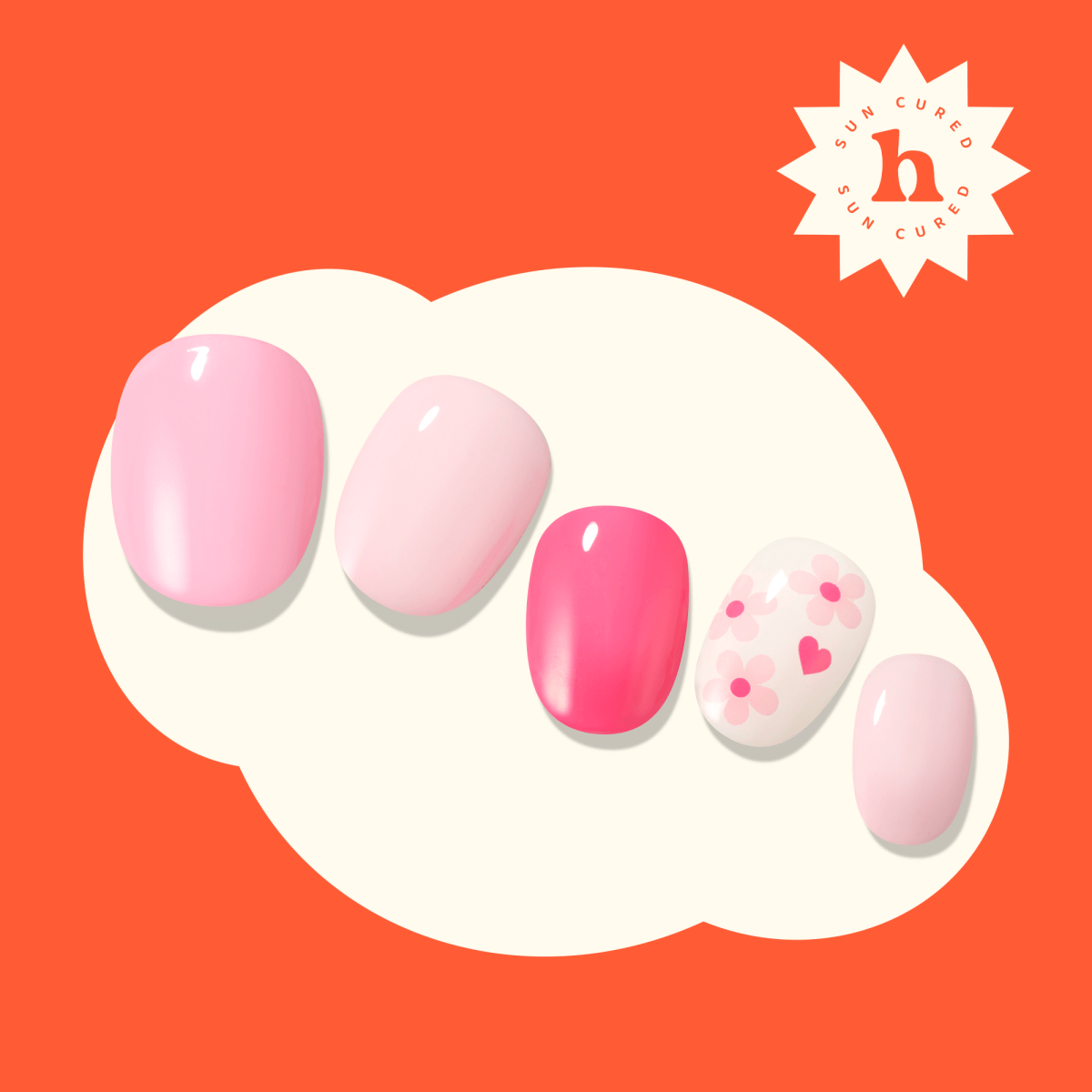 Hey, Love Blossom - Heyhae - sun sured gel nail stickers