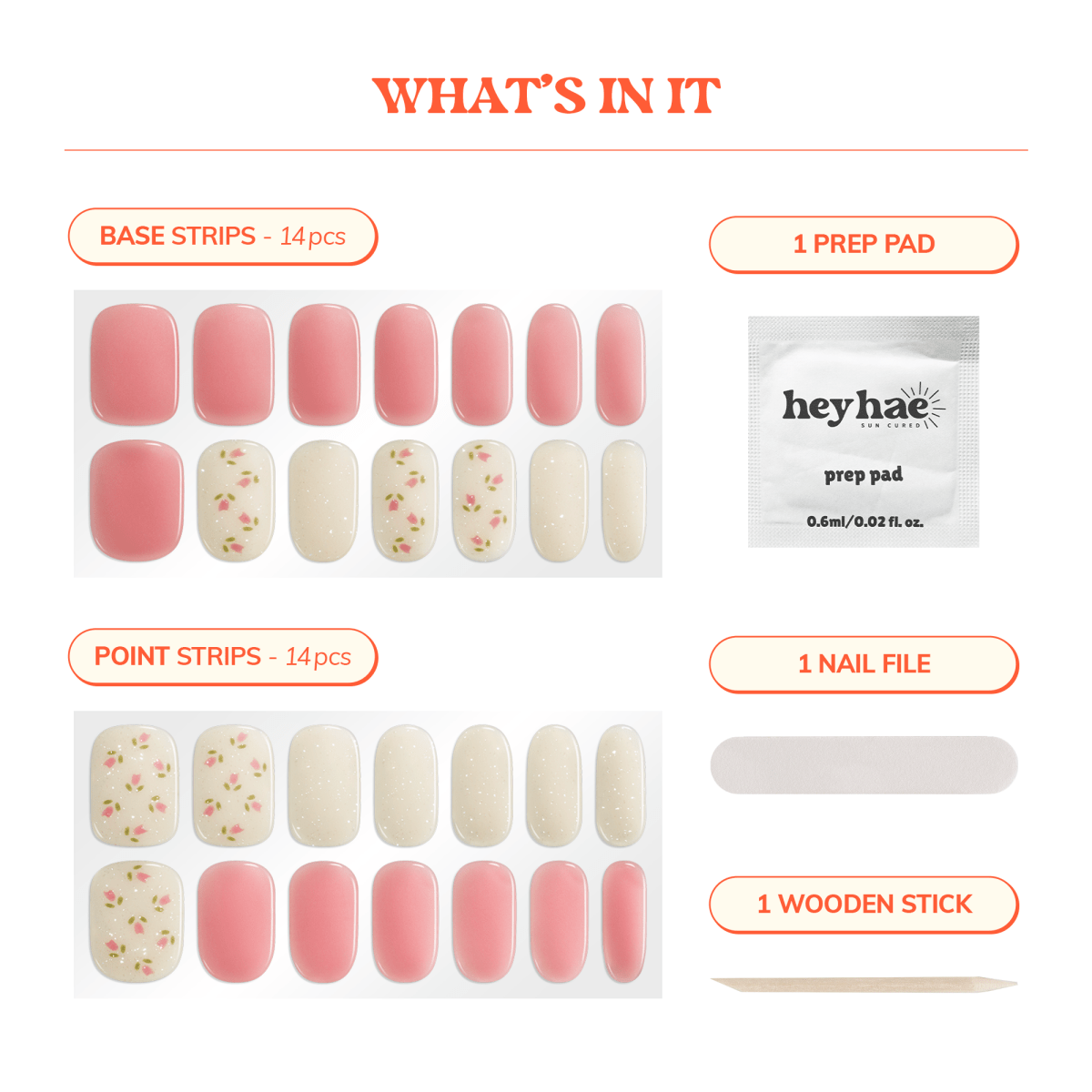 Hey, Love Me, Love Me Not - Heyhae - sun sured gel nail stickers