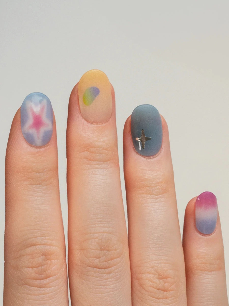 Hey, Love Your Energy - Heyhae - sun sured gel nail stickers