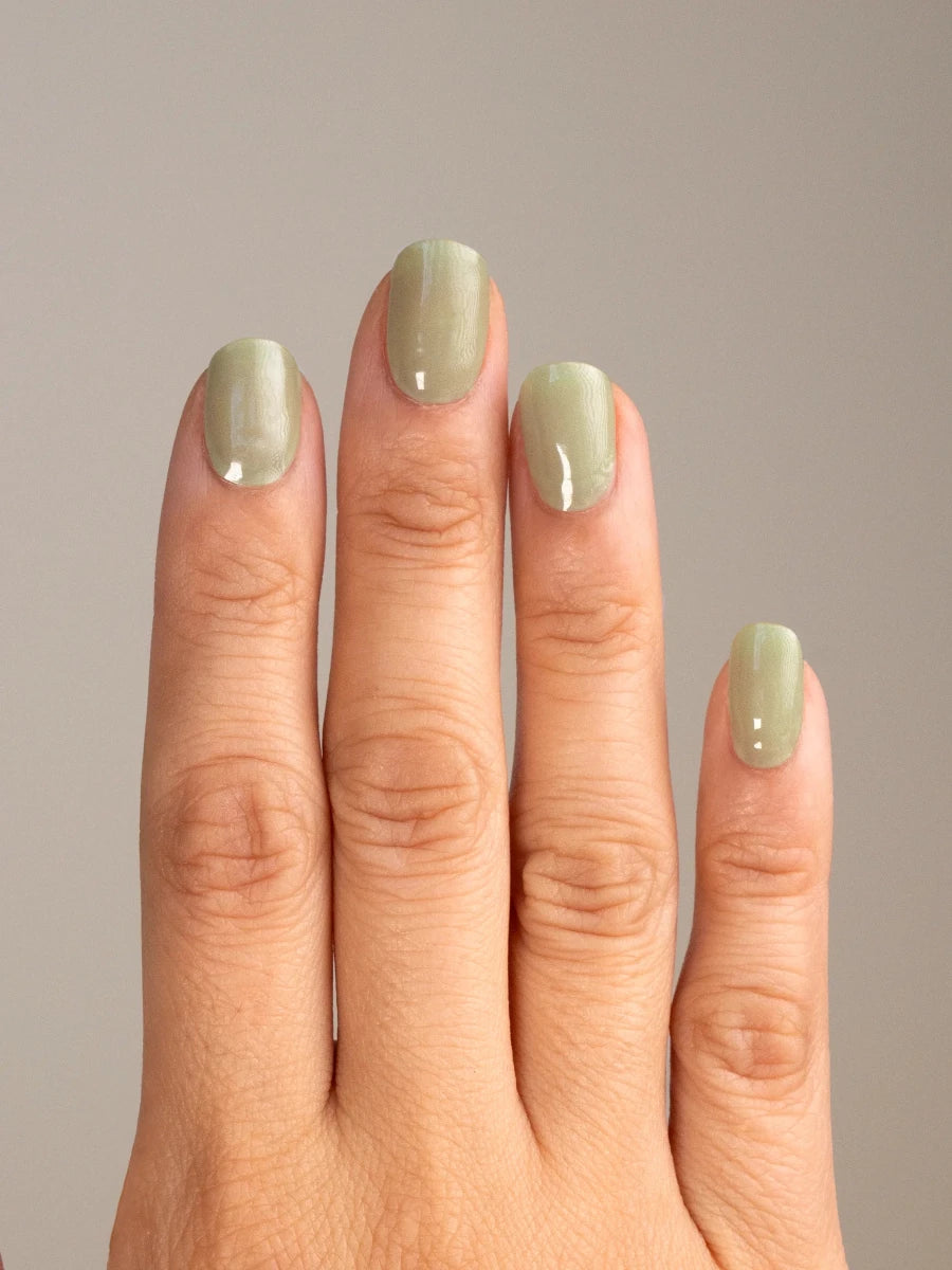 Hey, Matcha Girly - Heyhae - sun sured gel nail stickers