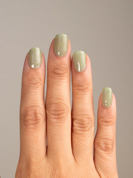 heyhae Semi-Cured Gel Nails – Matcha Green | Matcha Girly – Heyhae