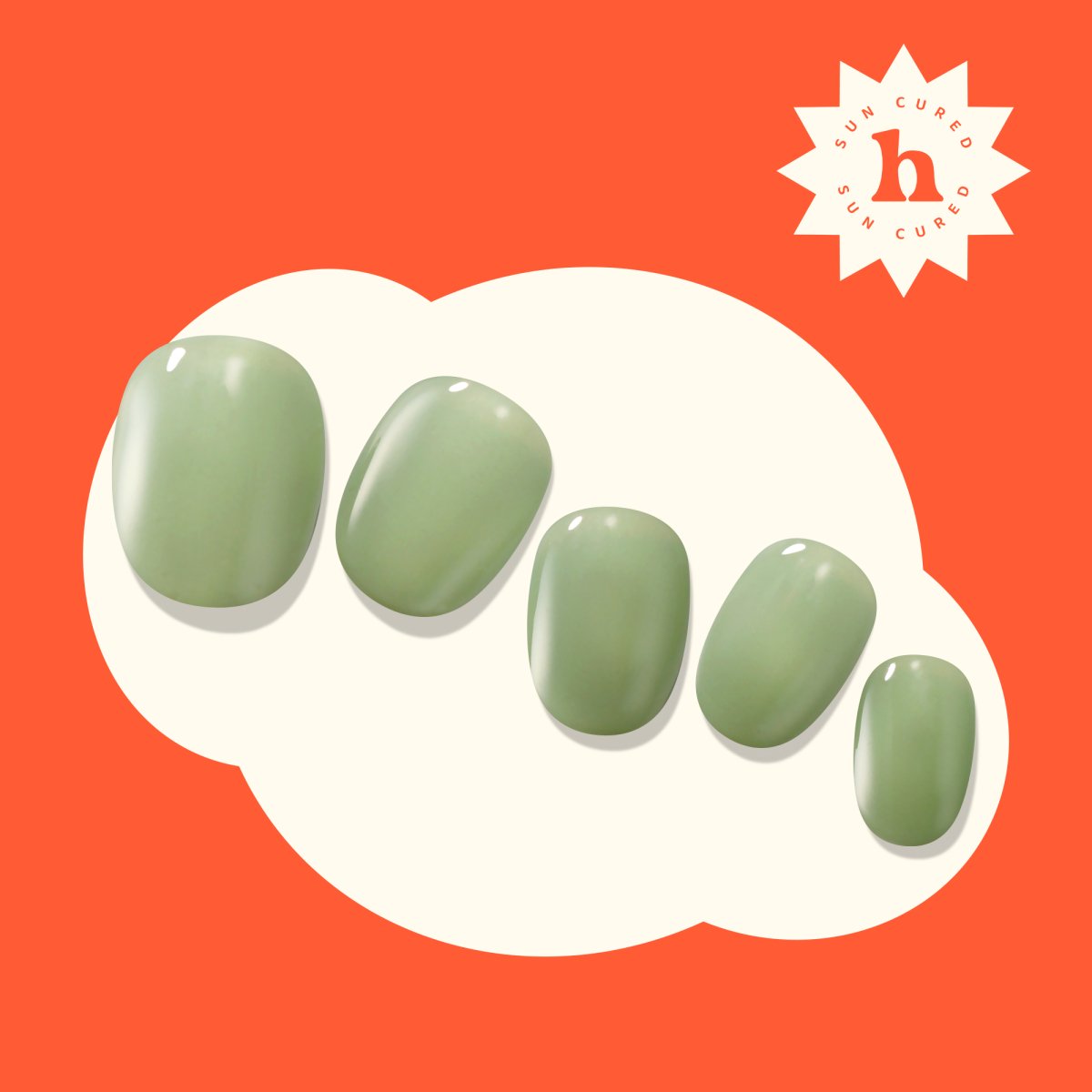 Hey, Matcha Girly - Heyhae - sun sured gel nail stickers