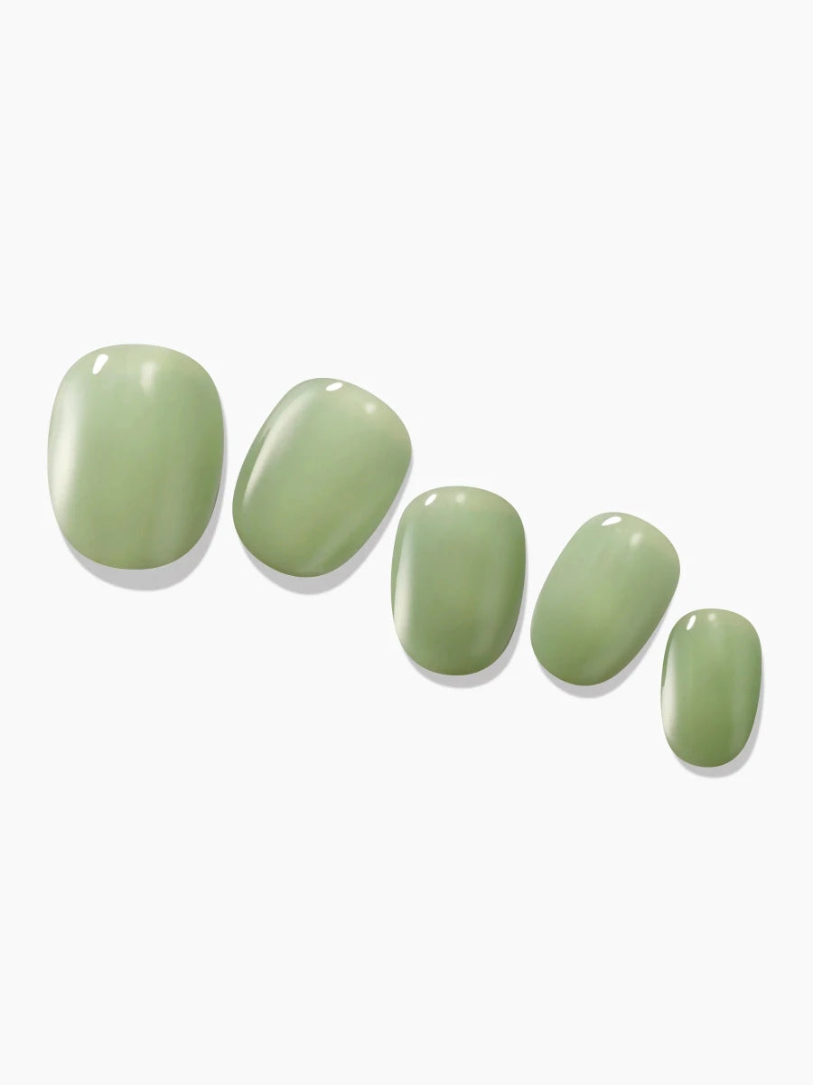 Hey, Matcha Girly - Heyhae - sun sured gel nail stickers