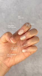 Hey, Meet Me at Sunset - Heyhae - sun sured gel nail stickers