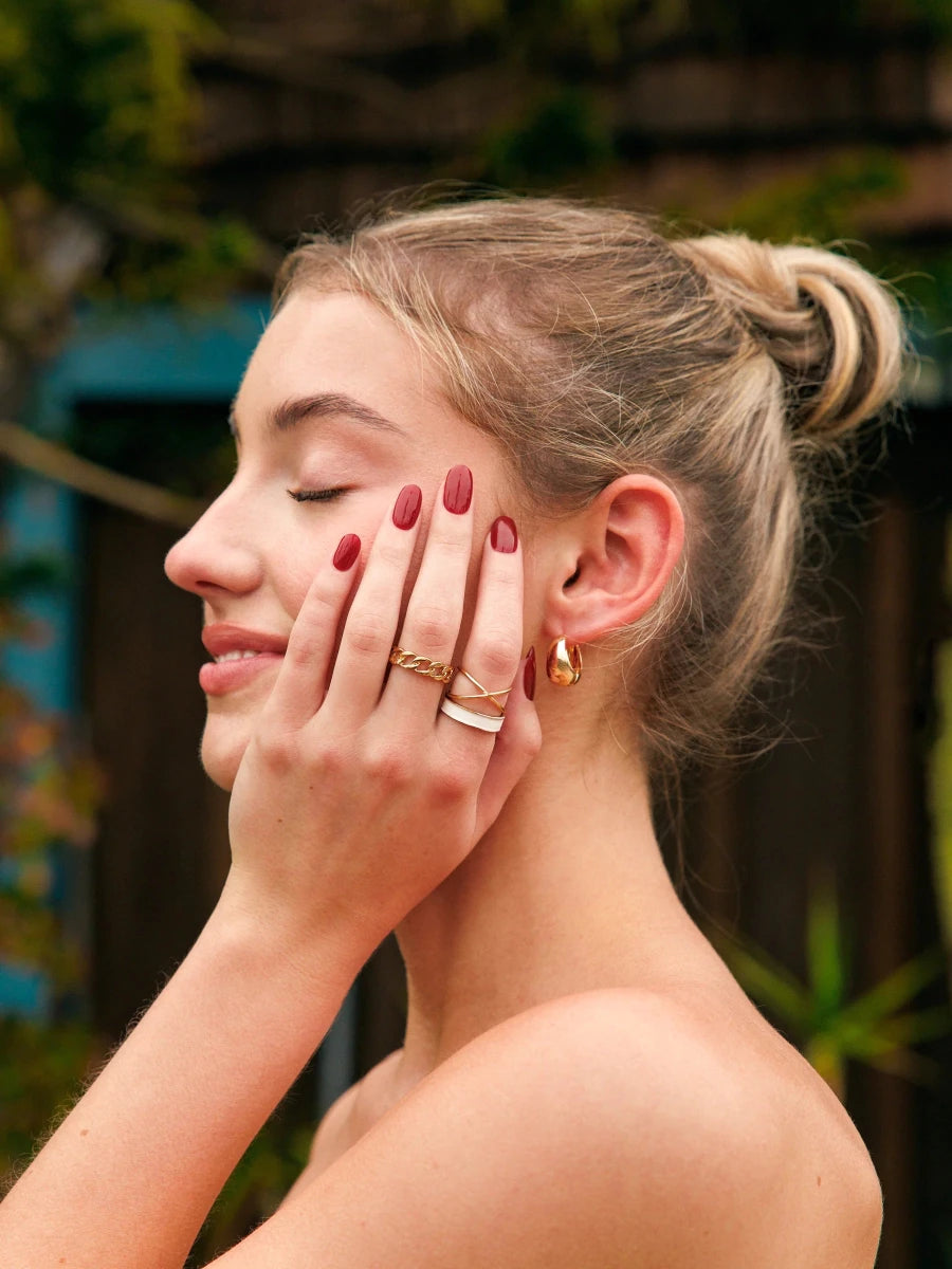 Hey, Midnight Rouge - Heyhae - sun sured gel nail stickers