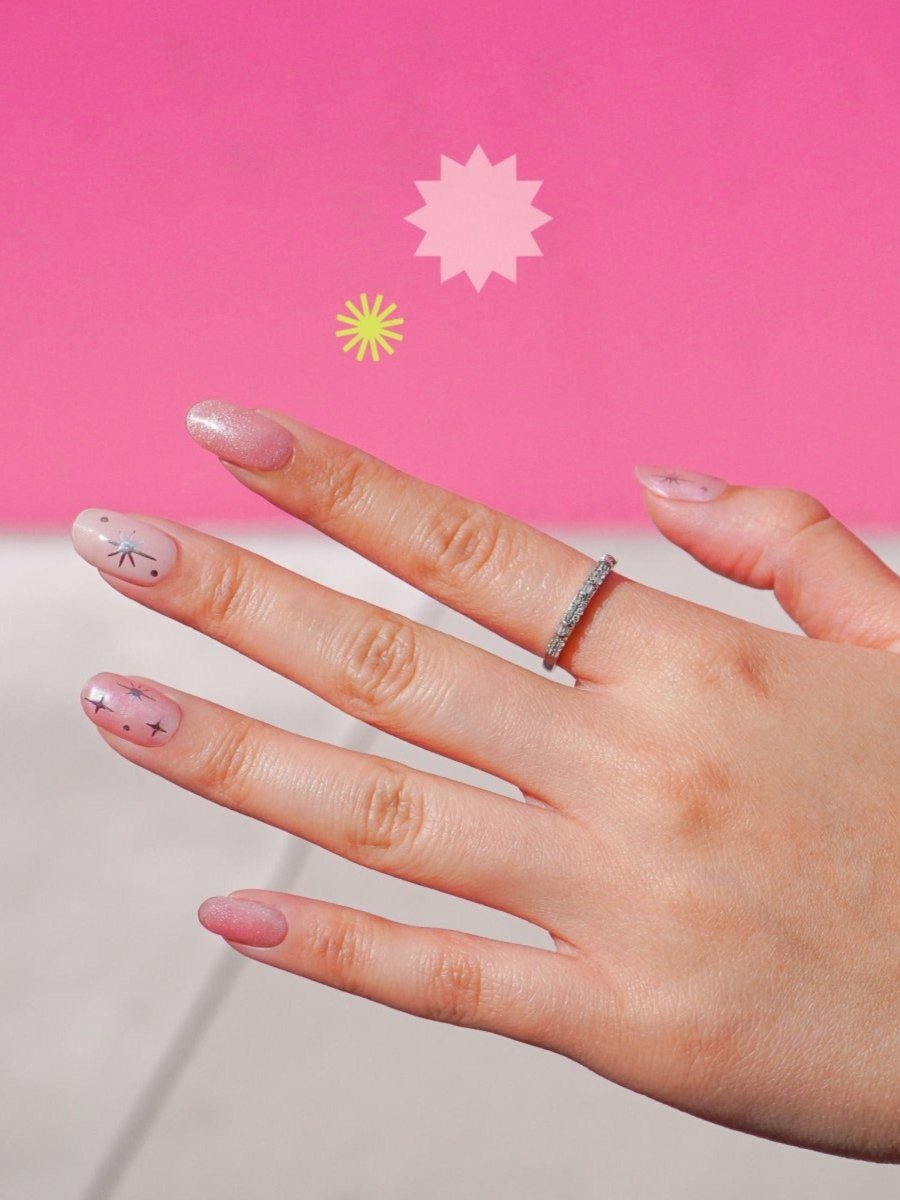 Hey, Miss u to Infinity - Heyhae - sun sured gel nail stickers