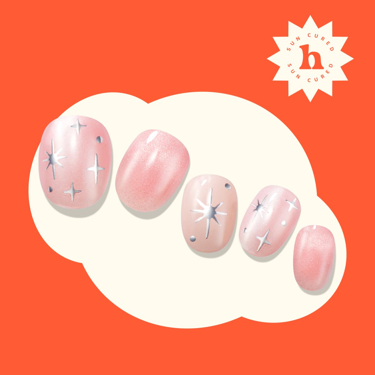 Hey, Miss u to Infinity - Heyhae - sun sured gel nail stickers