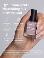 Hey, Morning Mist Nail Glow - Heyhae - sun sured gel nail stickers