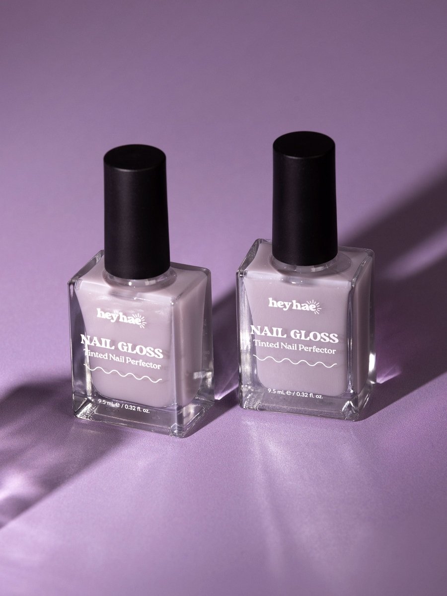 Hey, Morning Mist Nail Glow - Heyhae - sun sured gel nail stickers